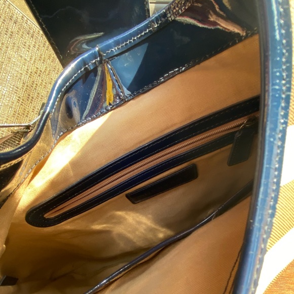 Burberry Nova Check Canvas Brooke Hobo Blue Bag - Picture 5 of 5